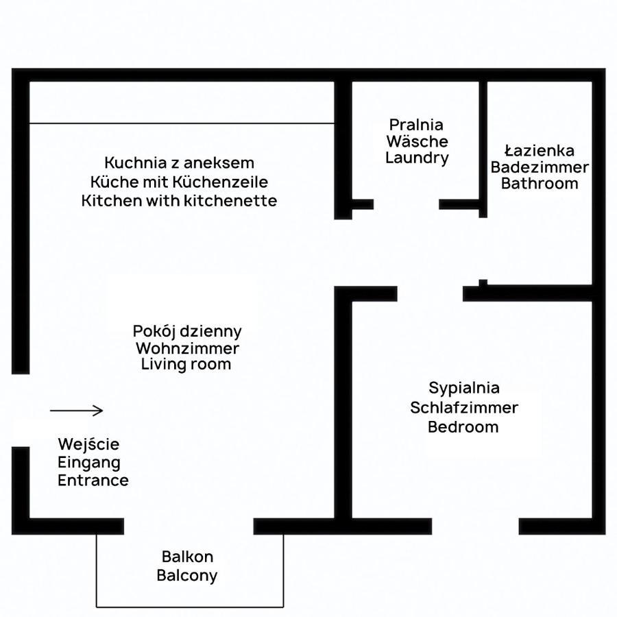 Przytulny Apartament Mickiewicza 14 4 Apartment Wielen Bagian luar foto